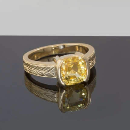 Yellow Sapphire Gold Ring