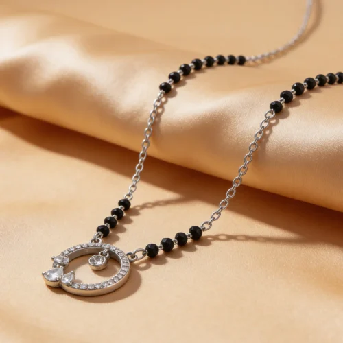 Celestial Circle Droplet Mangalsutra