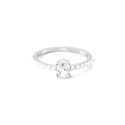 Tulip Bloom Silver Ring