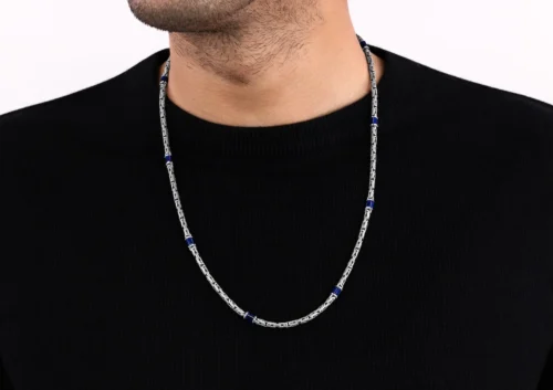 Indigo Crown Link Chain