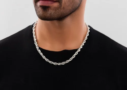 Intertwined Rope Link Chain