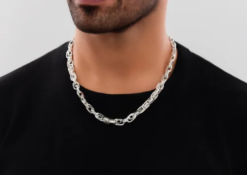 Textured Dual Link Chain