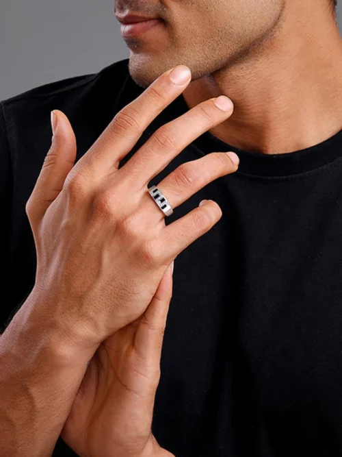 Silver Mystic Style Ring For Him Made With Pure 925 Silver