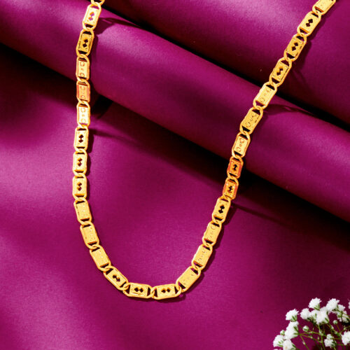 Opulent Arc Unisex Gold Chain